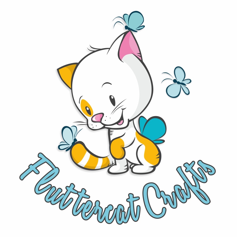 Fluttercat Crafts Logo